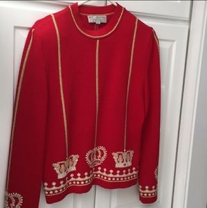 St. John Crown Sweater